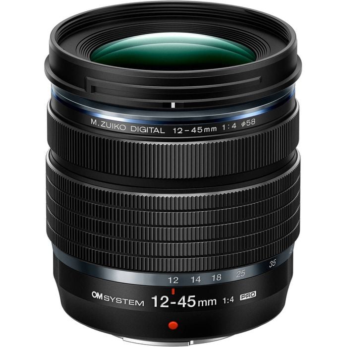 OM System 12-45mm f4 PRO Lens - Black