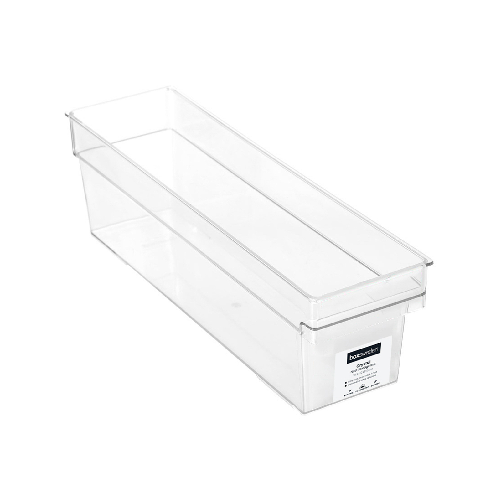Boxsweden 36.5 x 10 x 11cm Small Crystal Nest Storage Tub product image