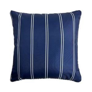 Marquee 45cm Navy Annie Pinstripe Outdoor Cushion