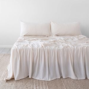 Bambury Bedt Organica Sheet Set - Stone
