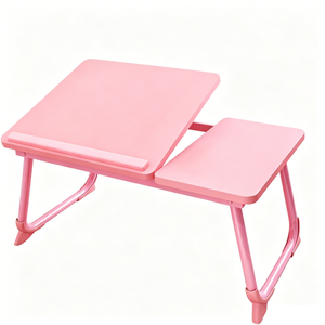 Catzon Laptop Desk With Cup Holder 5 Adjustable Angles-pink