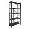 Alston 5 Tier Foldable Shelf Metal Display Rack Floor Standing Storage Capacity 100kg