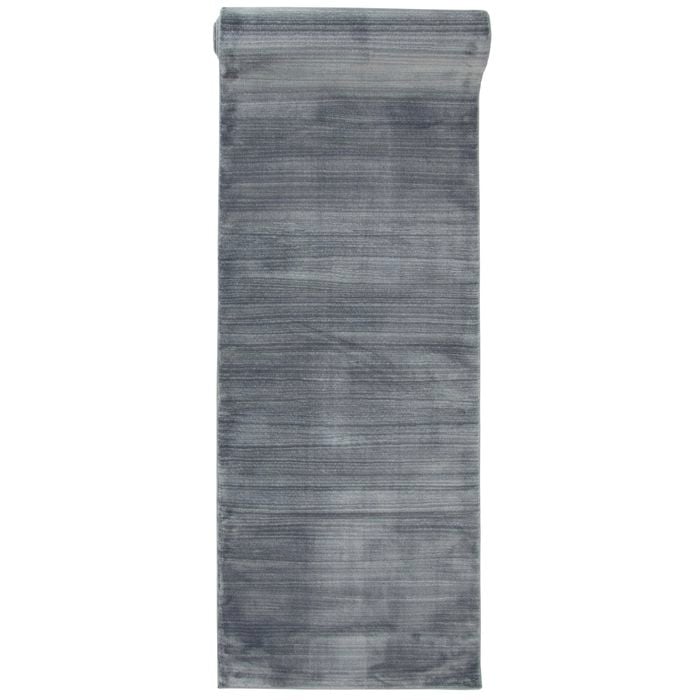 Bayonne 80 x 330cm Gunmetal Polypropylene Runner Rug