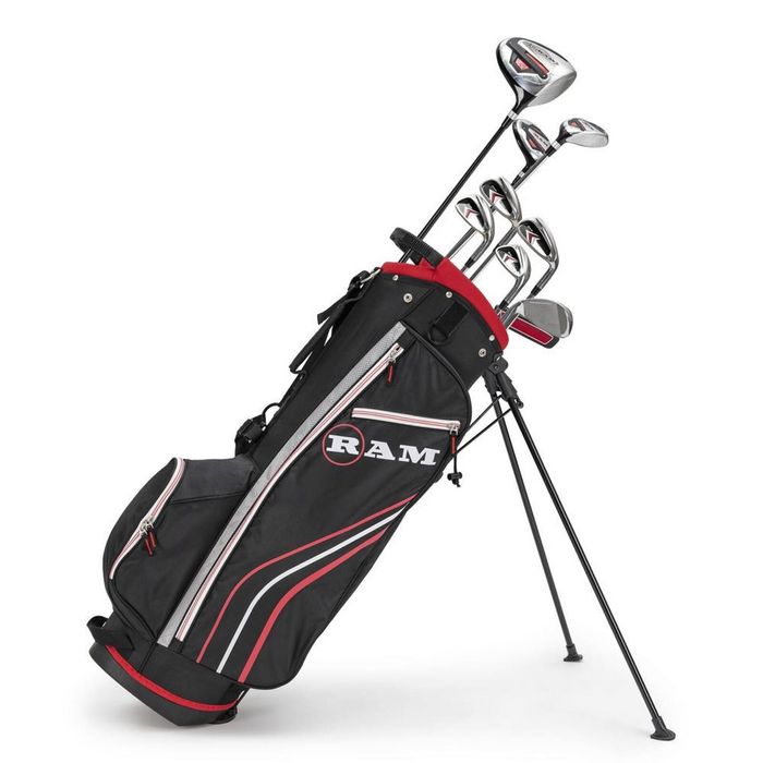 Ram Golf Accubar -1" Shorter Graphite/Steel Golf Clubs Set Reg Flex, Mens Right Hand