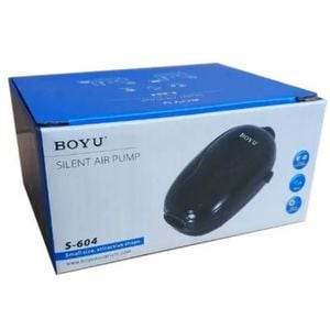 Boyu Silent Twin Outlet Air Pump S-604 2 x 3.5L/m 138 x 81 x 63mm