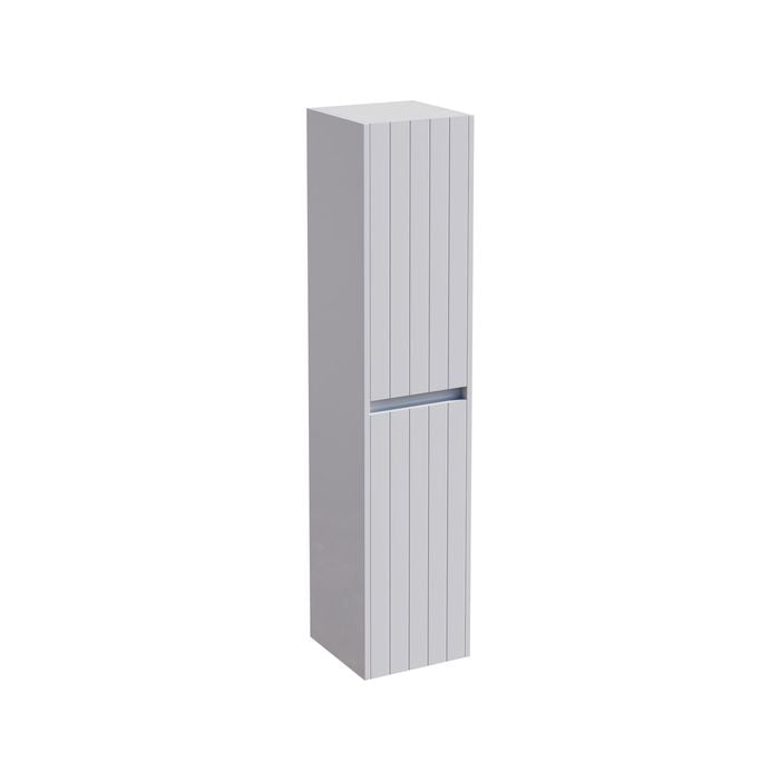 Stein 1600 x 350mm White V-Groove Tower Cabinet