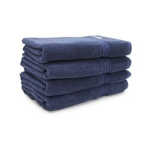4pc Onkaparinga 69x140cm Flinders Bath Towel 600GSM Denim