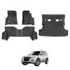 AUSGO Floor Mats & Boot Liner Set for Mitsubishi Pajero 2000-2021 Car Floor Liners Cargo Mat