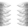 10PK Jason Commercial King Size Micro Fresh Pillow Protector 51x91cm - White