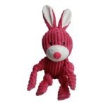 Paw Play 33cm Rabbit Pet Chew Toy Plush w/ Squeaker