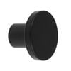 Lane 32mm Matte Black Flat Round Knob - 6 Pack