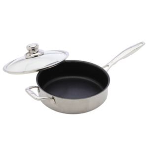 Swiss Diamond Nonstick Clad Induction 24cm 3l Saute Pan & Lid