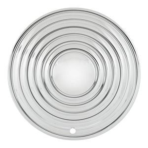 Torco Hubcaps 14" Inch Chrome - Starburst Ripple Wheel Covers Set of 4