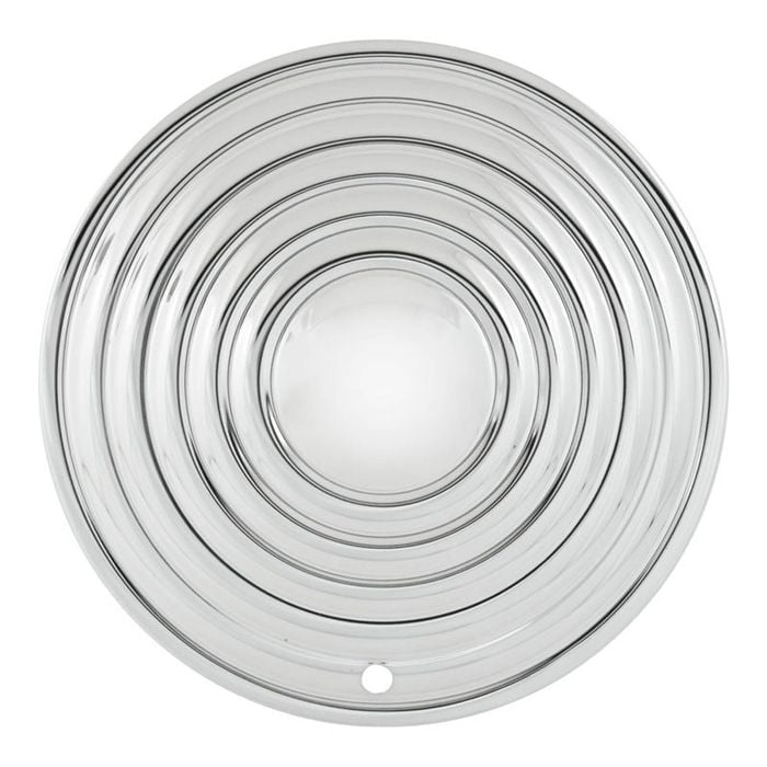 Torco Hubcaps 14" Inch Chrome - Starburst Ripple Wheel Covers Set of 4