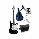 Axiom Discovery Electric Guitar Pack - Black