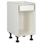 Kaboodle 450mm White 1 Door / 1 Drawer Base Cabinet