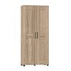 Montreal Broom Cupboard 2 Door Light Sonoma Oak