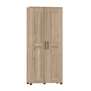 Montreal Broom Cupboard 2 Door Light Sonoma Oak