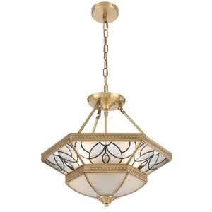 Telbix Orista Modern Pendant Hanging Lamp Light Solid Brass Brass Brass