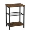 Levede 29x39x59cm Side Table 3-Tier Metal Frame