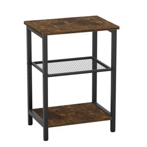 Levede 29x39x59cm Side Table 3-Tier Metal Frame