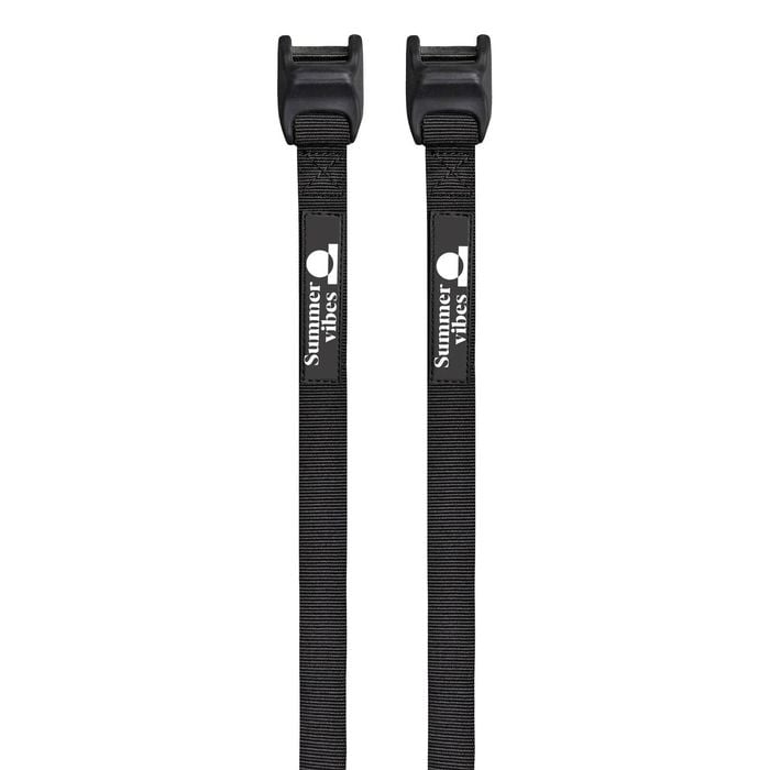 Summer Vibes Surfboard Tie Down Straps With Padded Buckle - M 8' (1-2 Boards)
