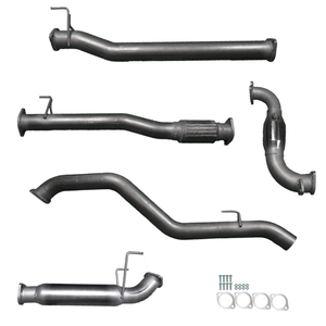 Ignite Exhausts Turbo Back For Isuzu D-max 3l 3" Cat & Hotdog Raw Aluminised Steel