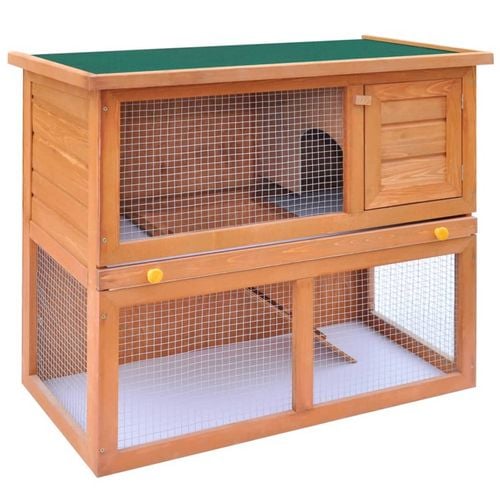 Andala Pets Outdoor Rabbit Hutch Small Animal House Pet Cage 1 Door Wood Bunnings Australia