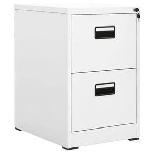 vidaXL Filing Cabinet White 46x62x72.5 cm