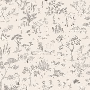 Wallpaper Trader Hollie Wallpaper Roll 10.05m X 53cm, Graphite