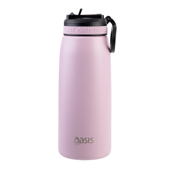 Oasis 780ml Stainless Steel Insulated Sports Drink Bottle - Blush