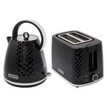 Westinghouse Electric 1.7L 2200W Kettle & 930W 2 Slice Toaster Set - Black