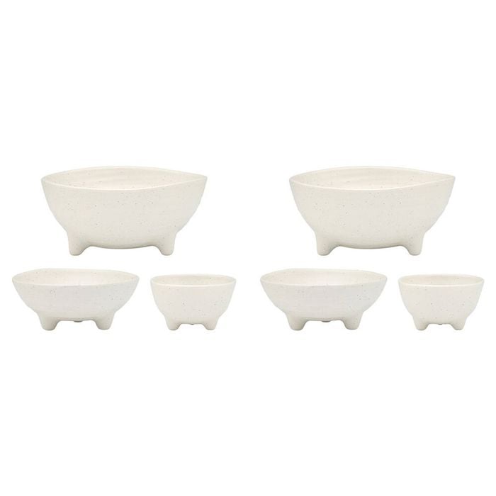 6pc Ecology Ottawa Stoneware Nesting Bowls Tableware Calico