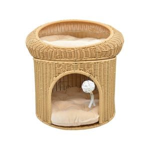 Kelly Tower Pet House - Home made" and "Natural rattan
