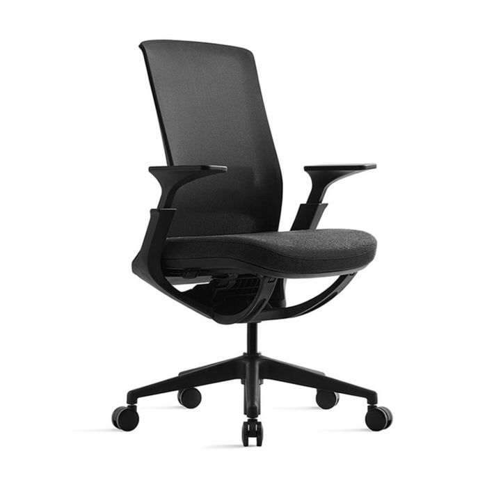 Sabia Maxwell Pre-Assembled Chair Black Mesh Ergonomic Office Seating Adjustable
