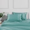 Dreamaker Matte satin standard Pillowcase Duckegg - Twin Pack