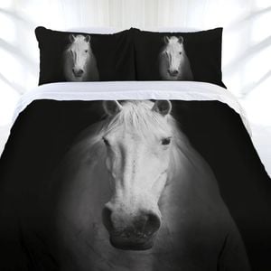 Just Home Midnight Horse Quilt Cover Set Queen