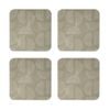 4PK Ladelle Splice Hardboard Square Cup Coaster 10cm Holder - Moss