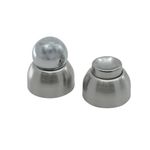 Adoored 55mm Chrome Satin Sphere Door Stop