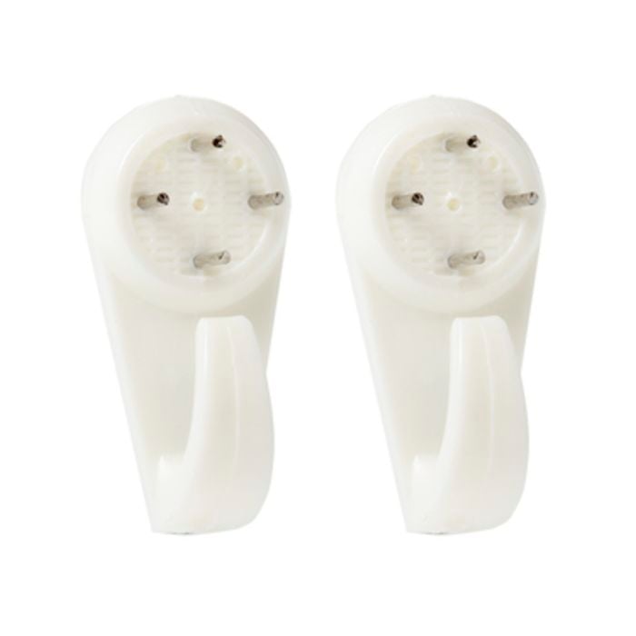 Everhang 8kg Nylon Picture Hanging Utility Hook - 2 Pack