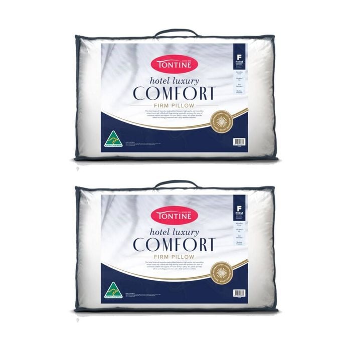 2PK Tontine Hotel Luxury Comfortable Pillow High And Firm Standard