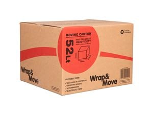 Product.Wrap & Move 431 x 298 x 406mm 52Lt Heavy Duty Half Tea Chest Moving Carton.2583461.NZ.mainimage