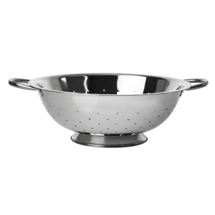 Vogue Colander Stainless Steel 305mm Kitchen Food Strainer