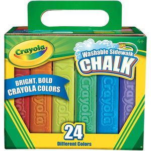 Crayola Washable Sidewalk Chalk - 24 Pack