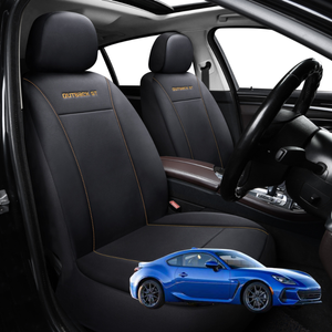 Car Seat Cover for Subaru BRZ 2021 - Current Z1 - Black-Front Only
