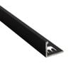 QEP 10mm x 1m Black Angle L Shape Tile Trim