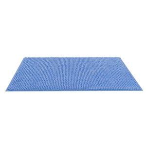 LINENOVA Chenille Anti Slip Bathroom Bath Mat 60*90cm - Blue Suede