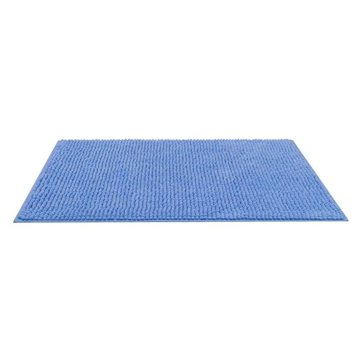 LINENOVA Chenille Anti Slip Bathroom Bath Mat 60*90cm - Blue Suede