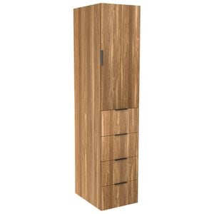 Lugna 2048 x 450 x 580mm Cove Hanging 4 Drawers Right Hinged Door Storage Cabinet