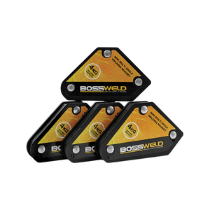 Bossweld Multi Angle Mini Magnet - 4 Pack